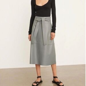 Vince leather skirt